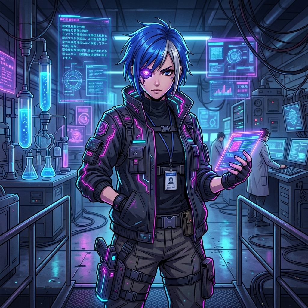 Character in laboratory